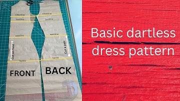 How to: draft a dartless basic dress