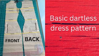 How to: draft a dartless basic dress