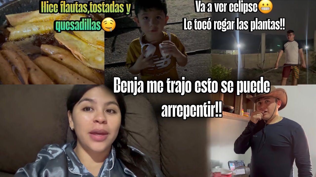 SE PUEDE ARREPENTIR😬ABRA ECLIPSE🥰HICE FLAUTAS PARA COMER TENGO VISITA @pakitovlogs6608 