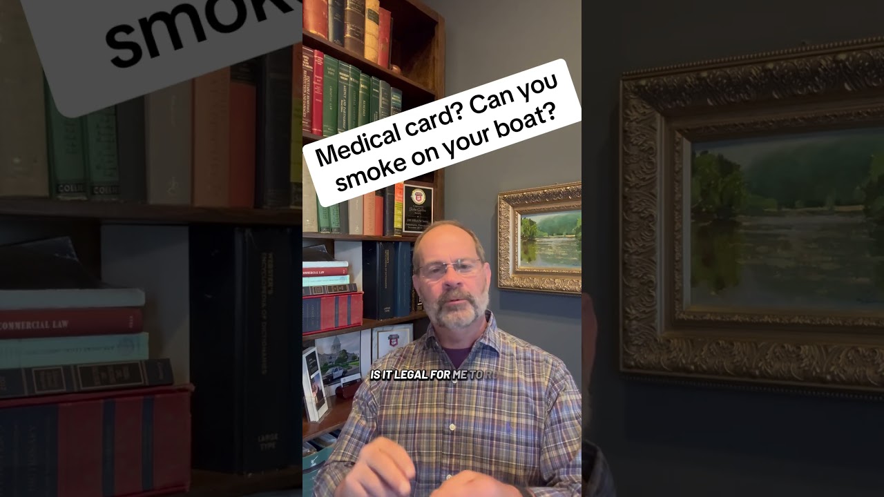Arkansas medical card. Can I smoke on my boat? 