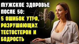 Мужское здоровье после 50: 5 ошибок утра, разрушающих тестостерон и бодрость | Здоровье пожилых