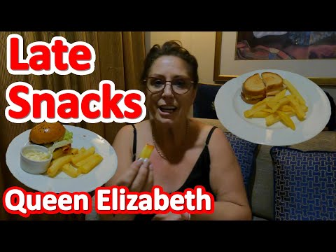 Late Night Snacks from Room Service on the Cunard Queen Elizabeth Video Thumbnail