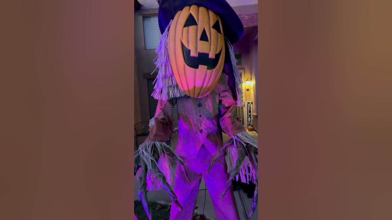 Pumpkin Head Animatronic from Costco. Happy Halloween 🎃 YouTube