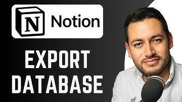 How To Export Database in Notion | Download database records | Notion Tutorial