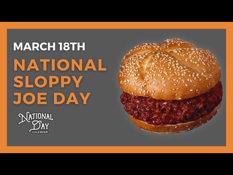 National Sloppy Joe Day | March 18th - National Day Calendar