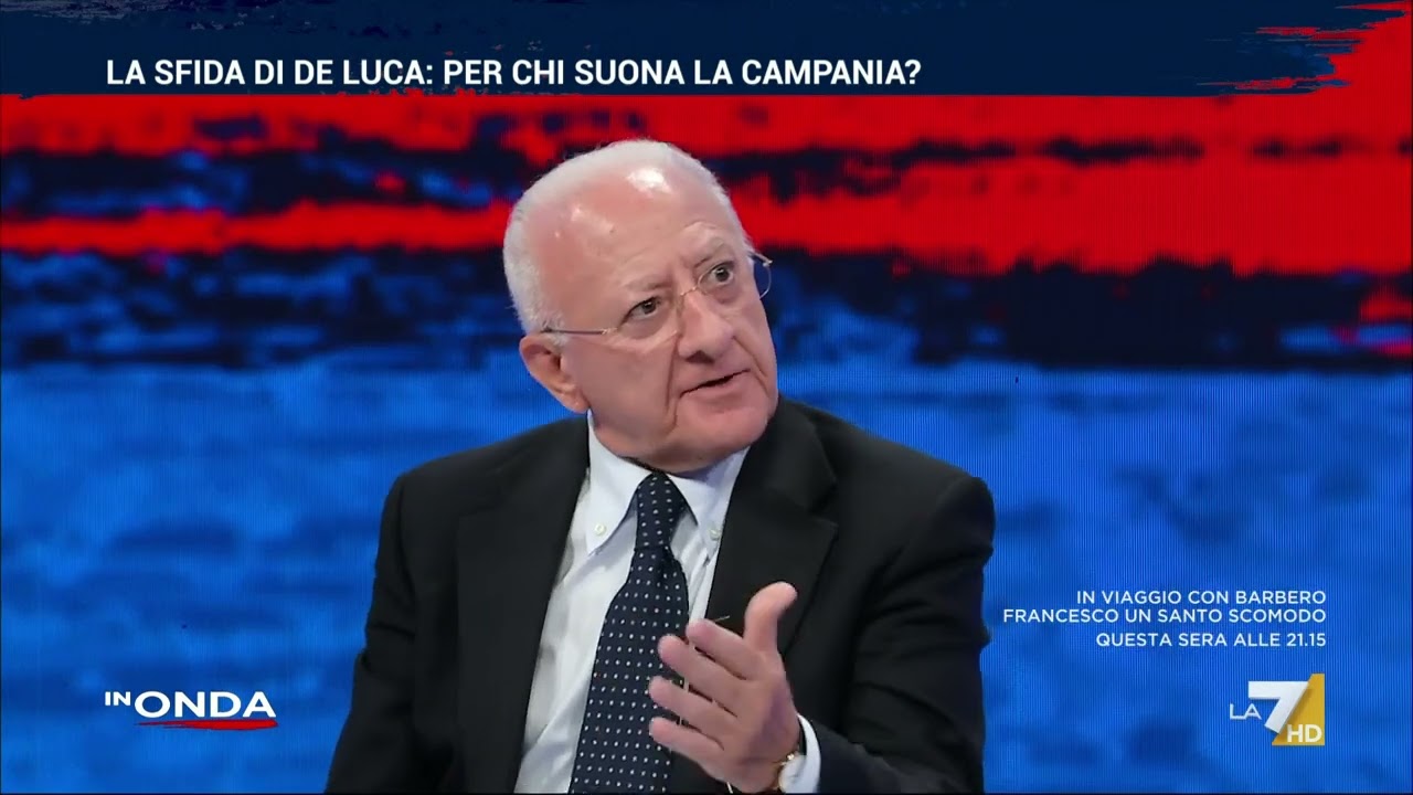 De Luca sulla candidatura di Fico in Campania: “Prima il programma, poi i candidati”
