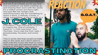 First time Hearing J. Cole - " Procrastination (Broke) " Reaction Video! 🔥 Great moment in Hip hop
