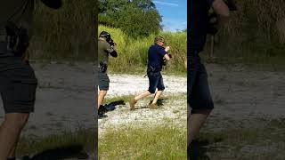 Running and gunning with a dedicated student.