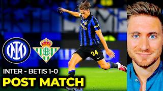 INTER BETIS 1-0 STONES GOL all'ESORDIO! LAUTARO DIMAGRITO!