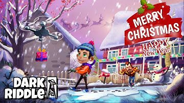 Dark Riddle New Updater Christmas 2022 ( MOD ALL SKINS ) : LATEST HORROR GAME PLAY GUIDE / Part 16