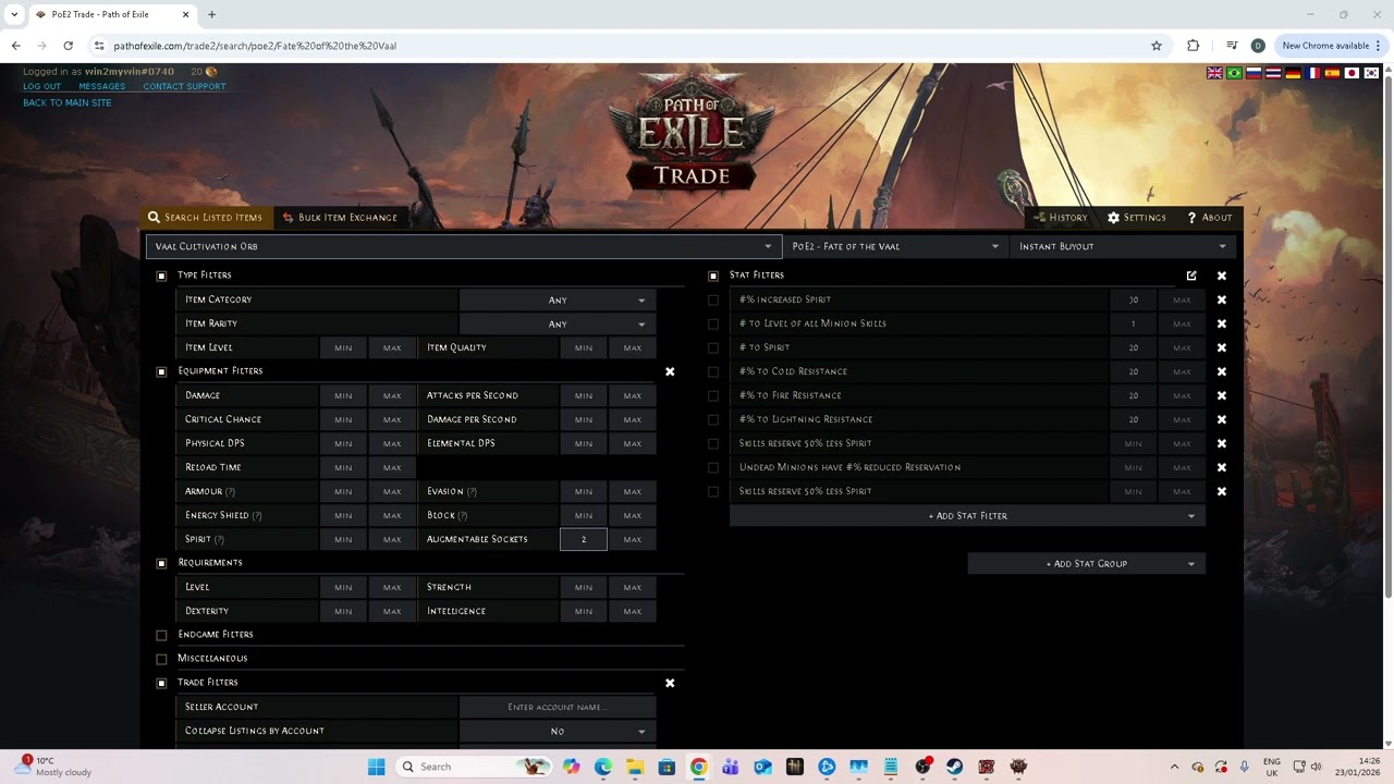 Path Of Exile 2 - Ranger - Day 1 - 23/01/2026 (Part 1/28)