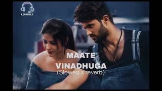 Maate vinadhuga Telugu taxiwala (slowed+reverb) #vijaydevarakonda #taxiwala #1k