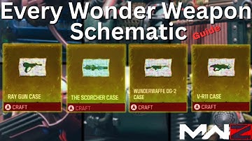 Where to Get Every WONDER WEAPON Schematic in Modern Warfare 3 Zombies 🧟