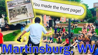 I MADE THE FRONT PAGE! in Martinsburg, WV - Behind the Blue Shoes