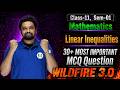 Wild Fire 3.0: Linear Inequalities 30+ Most Important Questions | Class 11 Maths Sem 1 | SOE Bangla