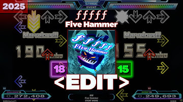 「DDR EDIT」 ƒƒƒƒƒ (Challenge 18 / Expert 15)