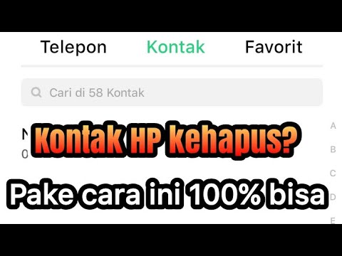 Cari Kontak Yg Hilang - Rindu Sekolah