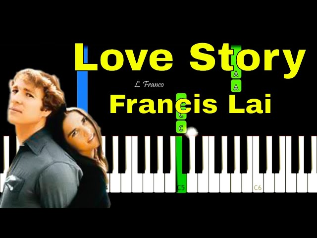 Love Story (Francis Lai) Easy piano Tutorial