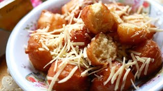 CEMILAN ENAK DARI TEPUNG DAN KEJU ! ROTI GORENG KEJU LUMER!