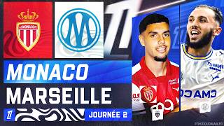 🔴 MONACO - MARSEILLE : 2 - 0 | 💥GROS CHOC POUR LA PREMIÈRE PLACE ! | LIGUE 1 - LIVE/DIRECT