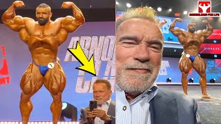 Arnold Schwarzenegger Filming Hadi Choopan WINS Arnold Classic - The KING is Back