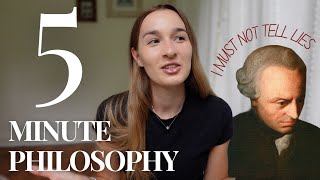 Kant’s Categorical Imperative in 5 Minutes