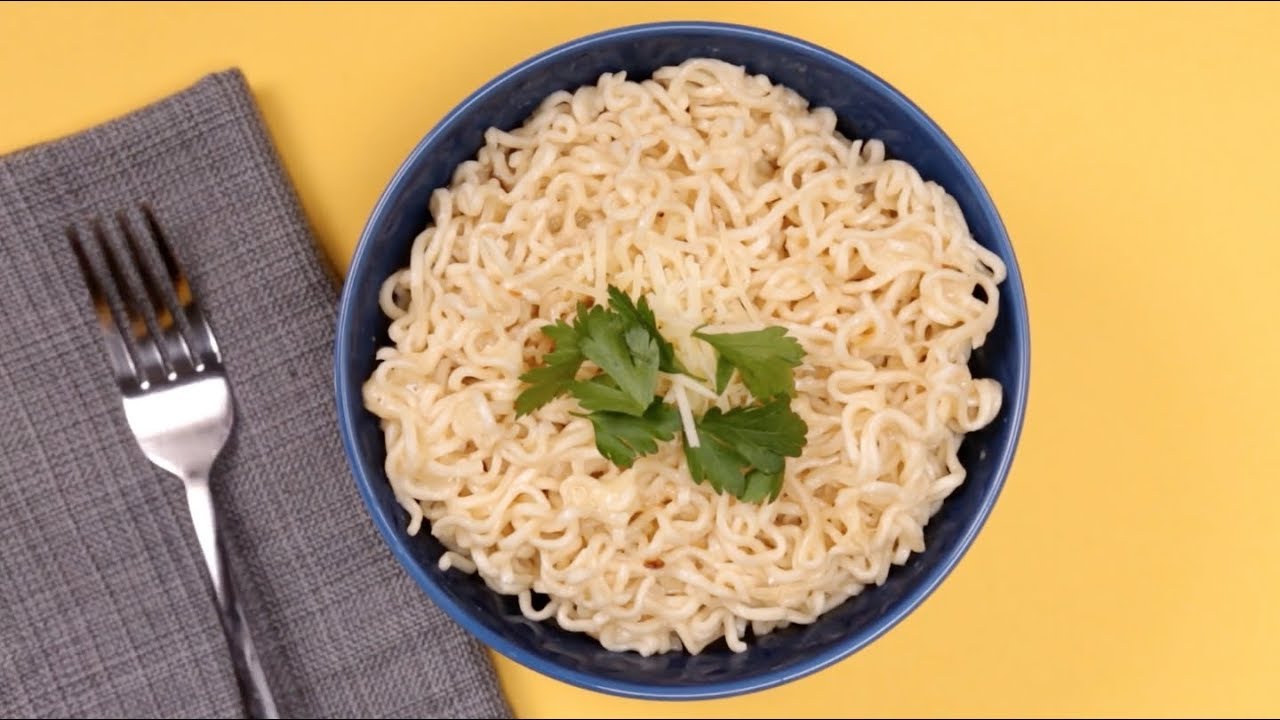 Parmesan Garlic Ramen Recipe YouTube