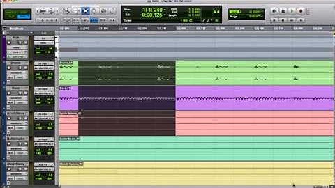 Pro Tools Ignite - Video Review - Chapter - 02.3 Adjusting Track Heights