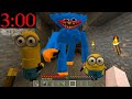 Return SCARIEST HUGGY WUGGY From POPPY PLAYTIME At 3AM Vs MINIONS In MINECRAFT Gameplay Movie 오징어 게임 mp3