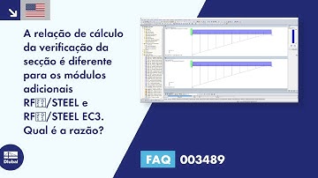 [EN] [EN] FAQ 003489 | A relação de cálculo da verificação da secção é diferente para os módulos ...