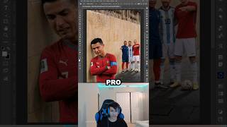 Placing Artwork on Walls Perfectly in Photoshop | Beginner vs Pro #shorts #photoshop