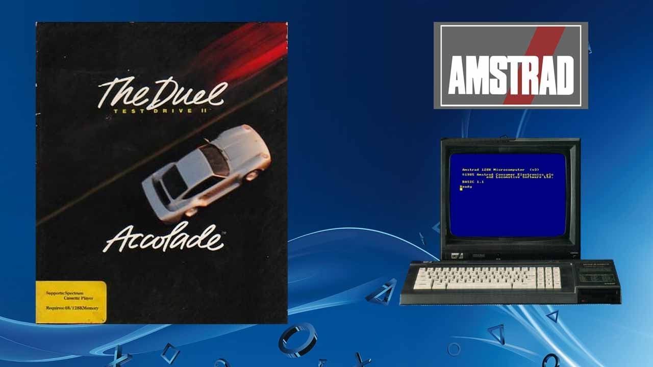 amstrad cpc 464 TEST DRIVE 2 THE DUEL complet big box version fr k7