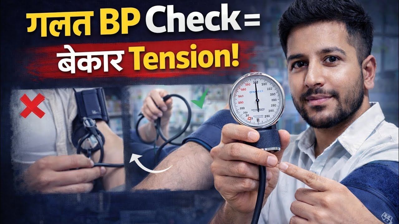 BP Check Galat Ho Raha Hai? | Blood Pressure Check Karne Ka Sahi Tareeka (Hindi)