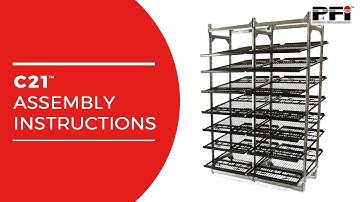 C-21 Walk-In Cooler Shelving System Assembly Instructions