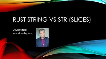 Rust String vs str slices