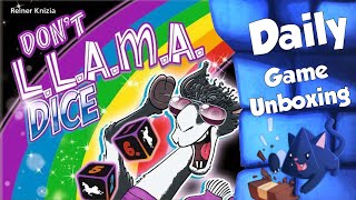 Don't LLAMA Dice - Daily Game Unboxing