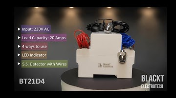 Best Water Level Controller for Overhead Tank | BT21D4 Auto Water Level Controller with Pump Control