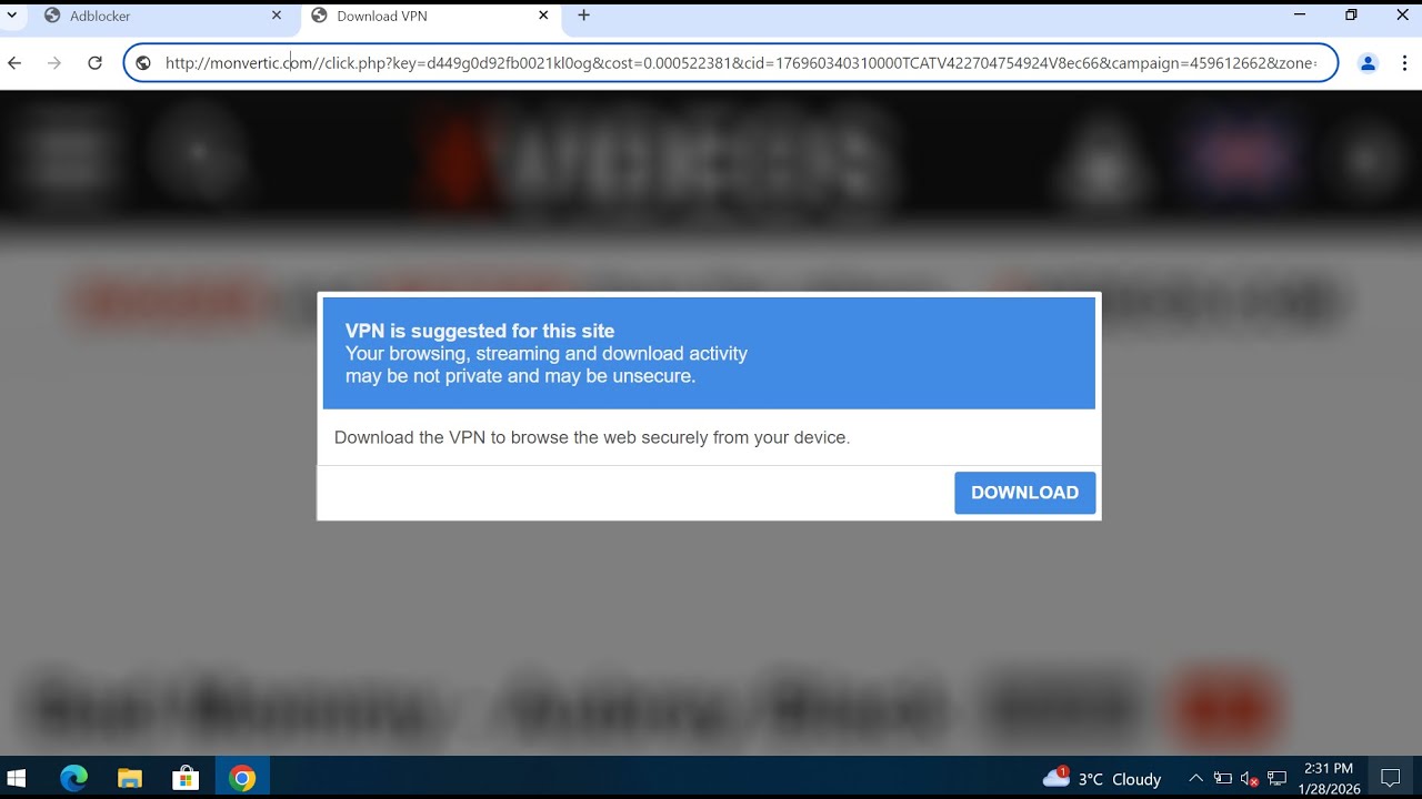 Решение для удаления всплывающих уведомлений с сайта Monvertic.com.