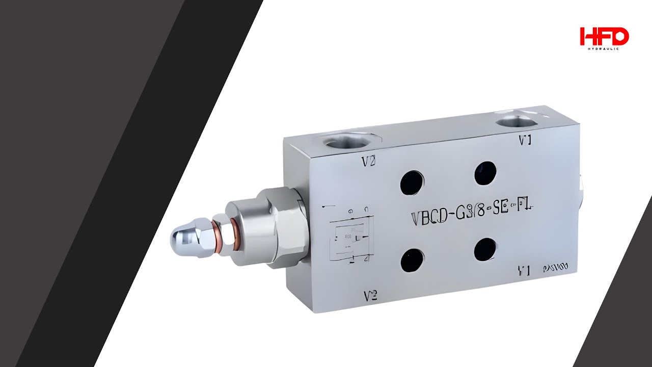 SINGLE ACTING FLANGEABLE COUNTERBALANCE VALVE – VBCD-SE-FL2 | HFD Hydraulic