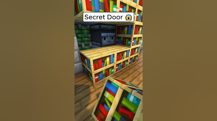 Minecraft Secret Door 🤫 #shorts #minecraft