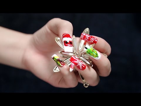 Video Nail đẹp lung linh, chất nhất mùa Noel cô nàng nào... - youtube