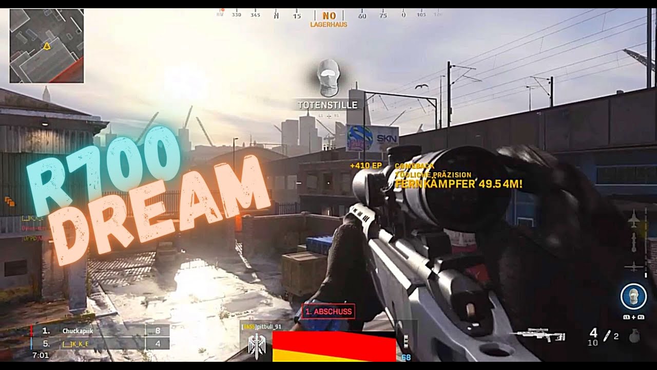 CoD Modern Warfare "R700 Trick shot Sniper Montage"