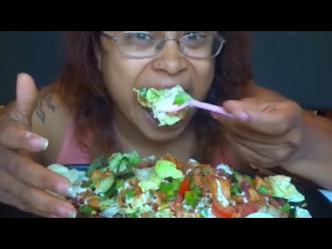 Chicken Salad Mukbang Eating Show