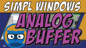 Crestron SIMPL Windows ANALOG BUFFER Symbol Tutorial