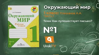 Задание 1 Как путешествует письмо? - Окружающий мир 1 класс (Плешаков А.А.) 1 часть Задание 1 Как путешествует письмо? - Окружающий мир 1 класс (Плешаков А.А.) 1 часть
