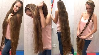 RealRapunzels - Healthy calf length hair play (preview)