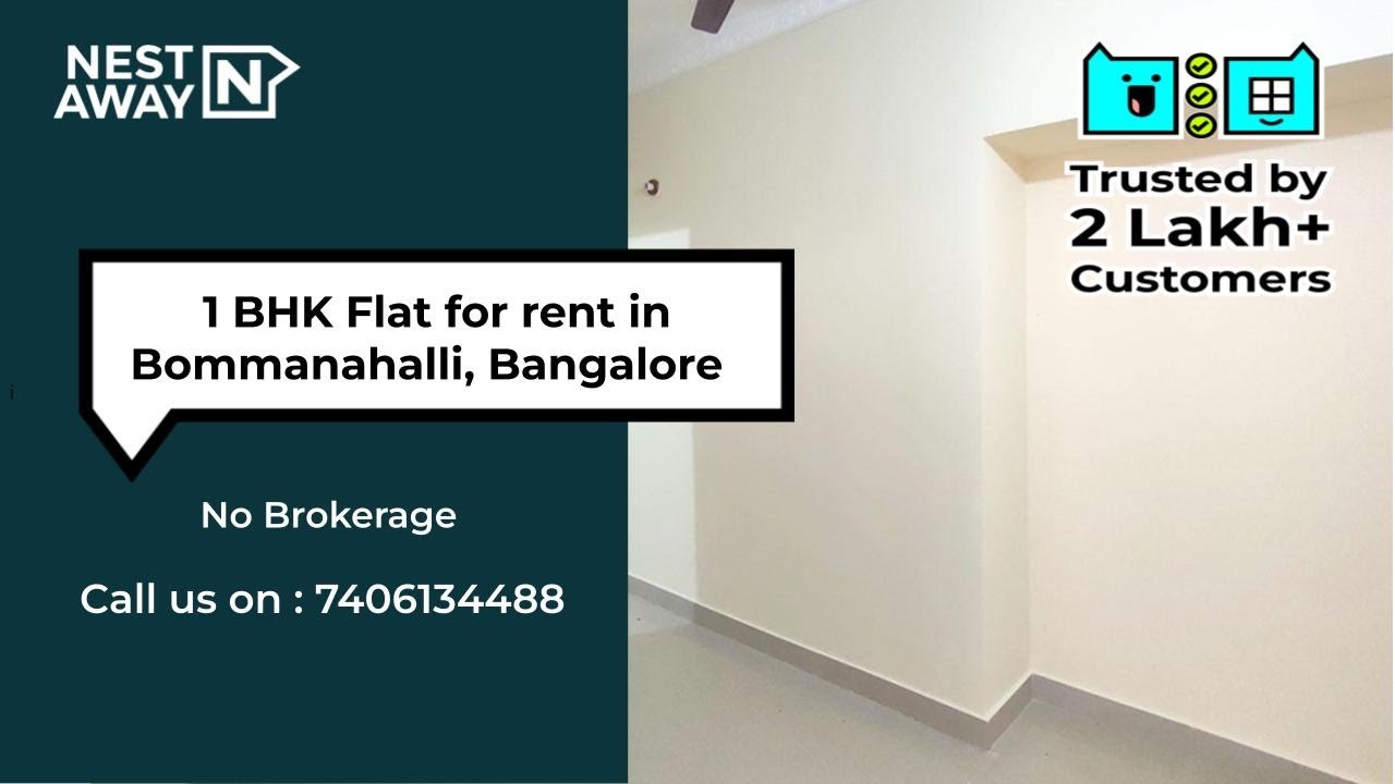 1 BHK Flat for rent in Bommanahalli, Bangalore 7406134488 YouTube