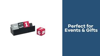 Promo Product Review MoMA Cubes Perpetual Calendar Black AnyPromo 712337
