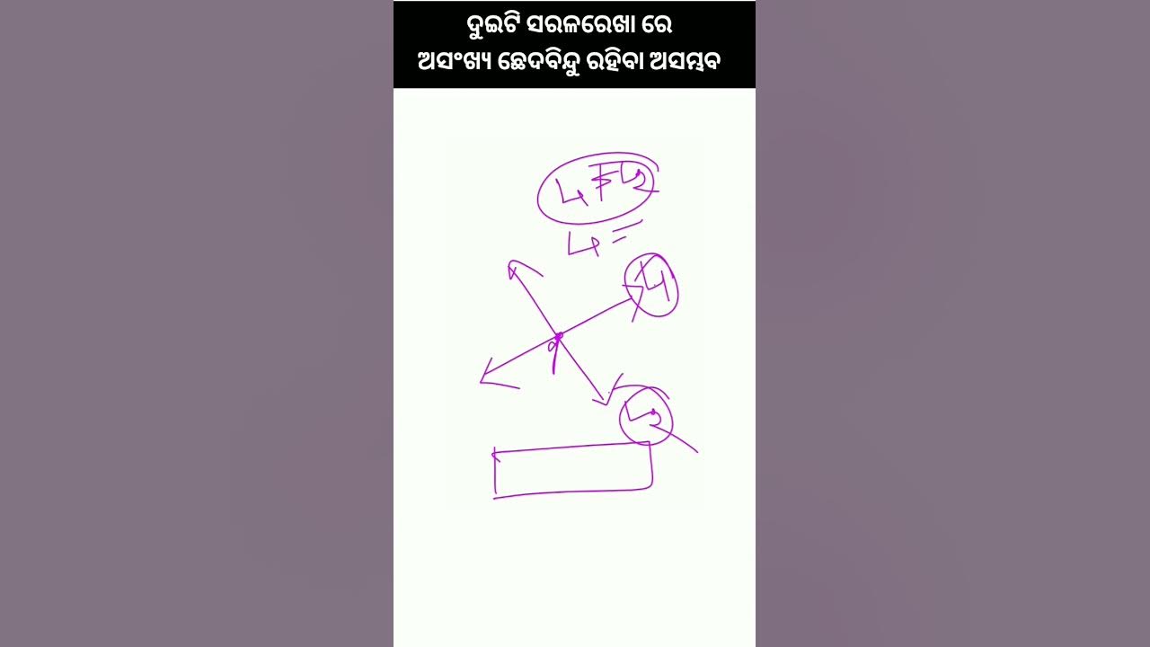 two-distinct-lines-have-one-common-points-shorts-odiamedium-youtube