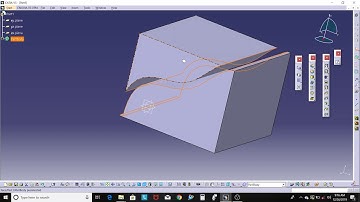 2.2 Part Design CATIA V5 : Creating Pads or Pockets from Surfaces